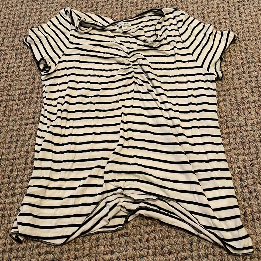 striped loose t-shirt